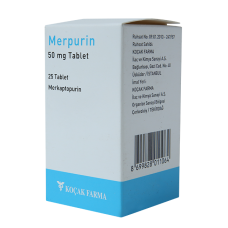 Мерпурин MERPURIN (Меркаптопурин) 50 мг, 25 таблеток